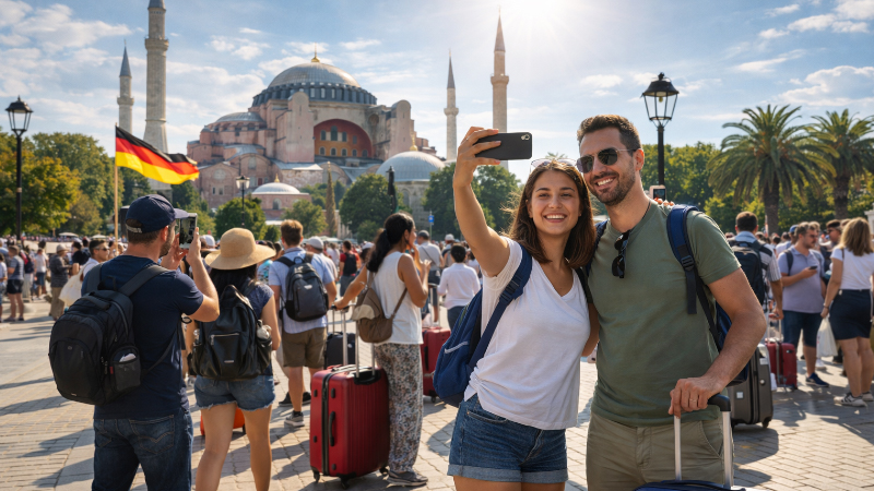 Kasım ayında Türkiye’ye gelen yabancı ziyaretçi sayısı 2,8 milyonu aşarken,