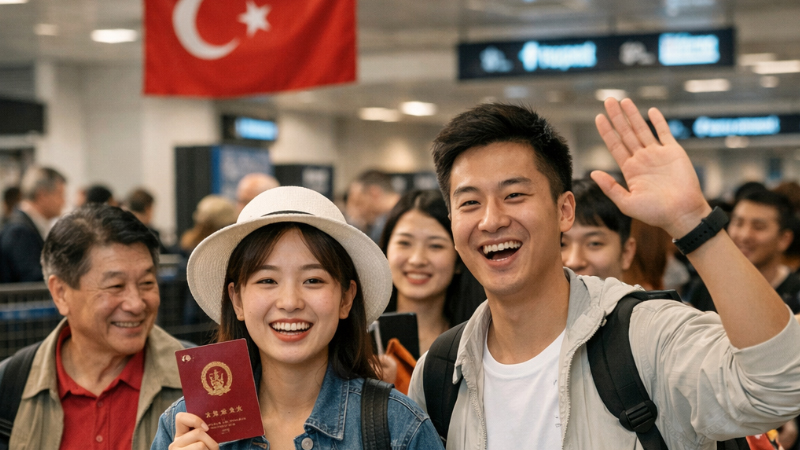 Türkiye, Çin vatandaşlarına turistik seyahatlerde 90 güne kadar vize muafiyeti