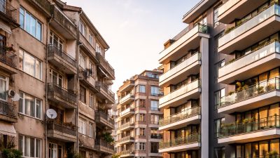 İstanbul’da aynı sokakta eski ve yeni konutlar arasında %50’ye varan