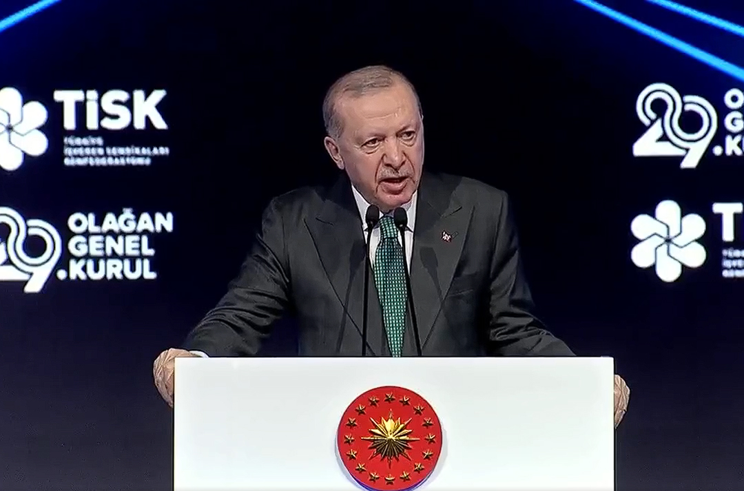 Cumhurbaşkanı Recep Tayyip Erdoğan, Türkiye İşveren Sendikaları Konfederasyonu’nun (TİSK) 29.