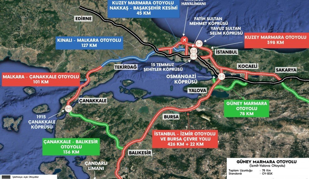 Ulaştırma ve Altyapı Bakanı Abdulkadir Uraloğlu, Yalova ile İzmit arasında
