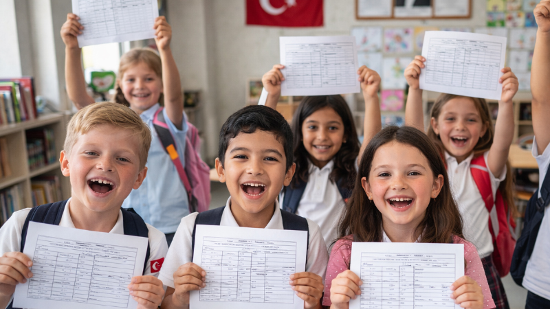 Milyonlarca öğrenci 16 Ocak Cuma günü karnelerini alarak yarıyıl tatiline