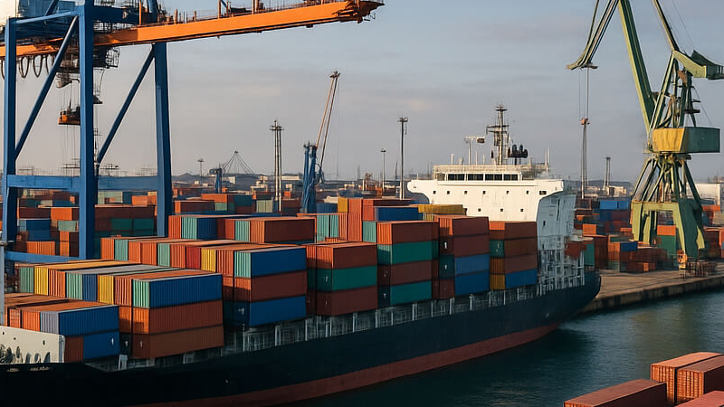 Türkiye’de 2025’te ihracat ve ithalat artarken dış ticaret açığı 92
