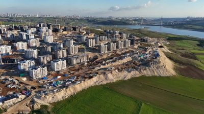 İstanbul’un kuzeyinde yükselen Yenişehir Projesi, geniş bulvarları, sağlam zemin yapısı