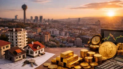 Başkentte konut fiyatları hız kesmeden yükselirken dolar ve altın piyasası