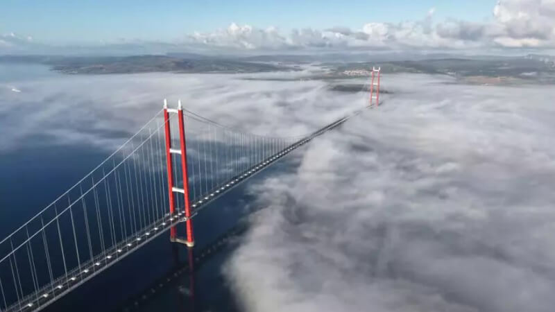 Çanakkale Boğazı’nda yoğun sis nedeniyle transit gemi trafiği saat 00.25