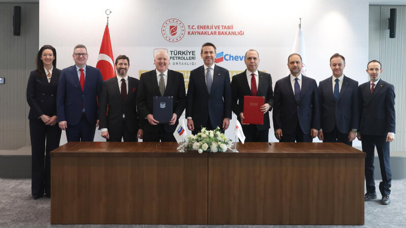 Türkiye Petrolleri ile Chevron arasında petrol ve doğal gaz için