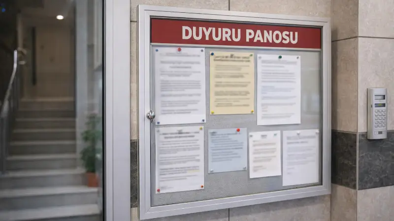KVKK’dan site yönetimlerine kritik uyarı! Aidat borçlarını isimle panoya asmak