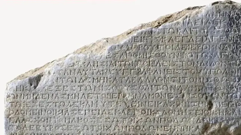 Muğla’da bulunan 2 bin 200 yıllık yazıt, antik dönemin tarım