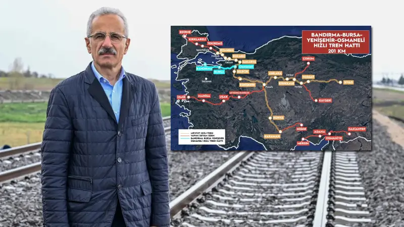 Bursa’yı yüksek hızlı tren ağına bağlayacak dev projede sona yaklaşıldı.