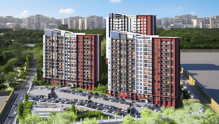 Etimesgut'ta 1,2 milyar TL yatırımla hayata geçen Meva Park Konutları;