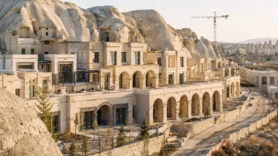 Mustafapaşa’daki 9.177 metrekarelik alanda 23.500 metrekare kapalı hacim planlandı. Mayıs