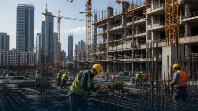 TÜİK verileri, inşaat sektöründeki ücretli çalışan sayısının mayısta 1 milyon