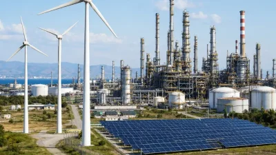 İzmir Rafinerisi sahasında 12,6 MWm rüzgâr ve 1,2415 MWm güneş