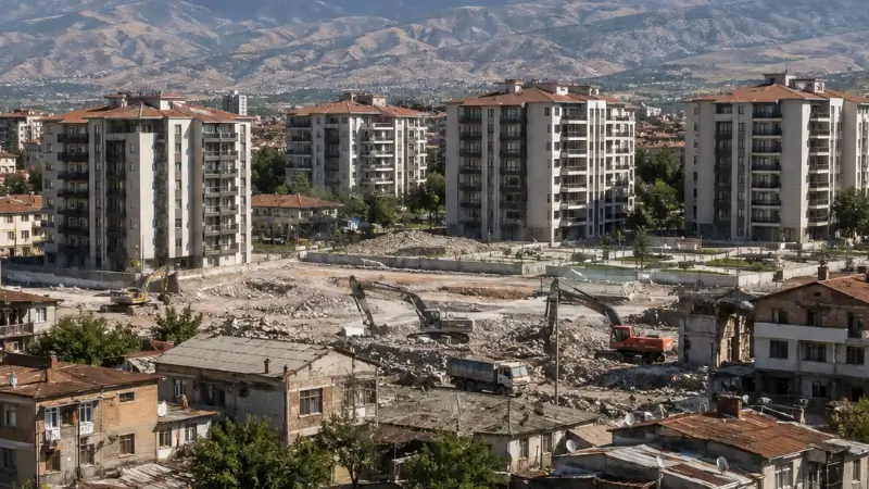 Karaağaç Mahallesi’ndeki kentsel dönüşüm ve gelişim projesi sınırlarında kalan bazı
