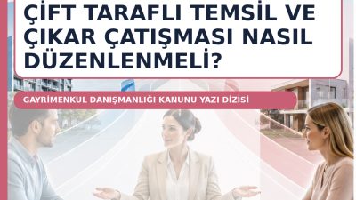 Aynı danışmanın hem satıcıdan hem alıcıdan hizmet bedeli alması, iki