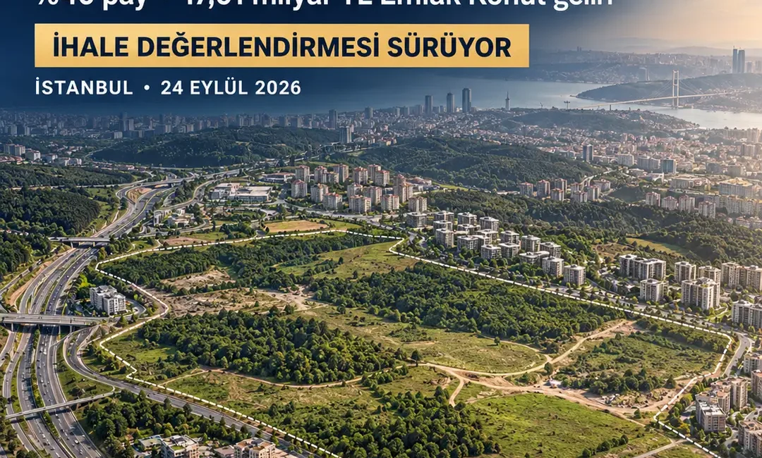 Emlak Konut GYO’nun Eyüpsultan Hasdal 2. Etap gelir paylaşımı ihalesinde