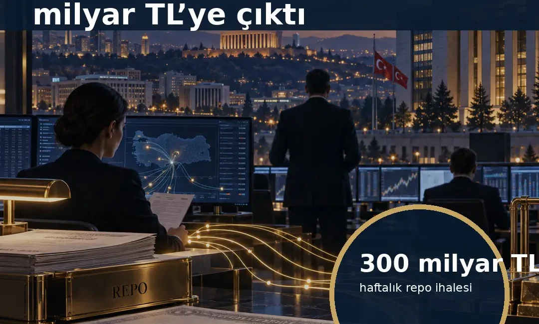 Merkez Bankası, haftalık repo ihalesini önceki günkü 1 milyar TL’den