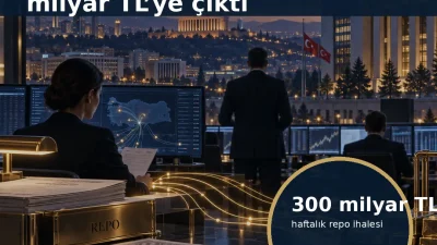 Merkez Bankası, haftalık repo ihalesini önceki günkü 1 milyar TL’den