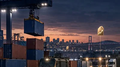 Temmuzda ihracat miktarı yıllık yüzde 4,9, ithalat miktarı yüzde 6,9