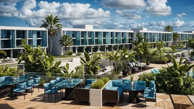 Kuzey Kıbrıs'ın İskele Long Beach bölgesinde geliştirilen Courtyard Platinum projesinde