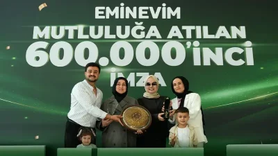 Eminevim 600 bininci teslimatını gerçekleştirerek sektör rekorunu yeniledi. Şirket, 2026'nın