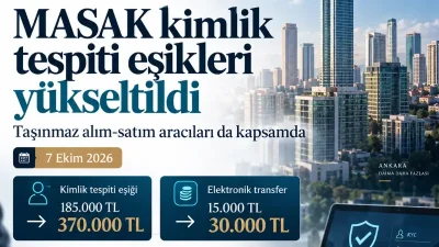 Gayrimenkul alım-satımına aracılık eden işletmeler de kapsamda. Parasal sınırlar iki